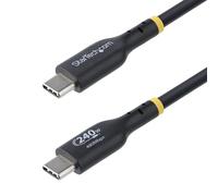 StarTech.com Cable de Carga USB-C 4m - USB Tipo C - Certificación USB-IF - PD 240W - Cable USB 2.0 de Carga para Portátiles