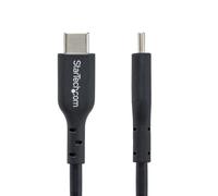 StarTech.com - Cable de Carga USB-C de 4m - Cable Cargador USB Tipo C - Cable Cargador USB-C para Portátil - Recubrimiento de TP