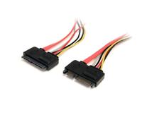 StarTech.com Cable de Extensión SATA de 22 Pines Datos y Alimentación - Serial A