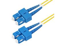 StarTech.com Cable de Fibra Óptica Dúplex SC a SC (UPC) OS2 Monomodo de 1m - 9/125µm - 40G/100G - Cable LSZH