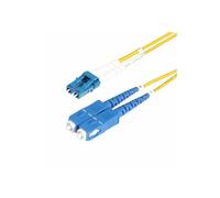 StarTech.com Cable de Fibra Óptica LC a SC (UPC) OS2 Monomodo 9/125µm 10G LSZH Dúplex de 10m - Low Insertion Loss - Resistente a Dobleces - Cable de Conexión de Parcheo LSZH