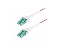 StarTech.com Cable de Fibra Óptica Multimodo OM4 LC a LC UPC de 3m - 50/125µm - 40G/100G - Violeta Érica - LOMMF/VCSE - Cable Uniboot de Fibra - Clasificación Riser OFNR