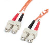 Startech.com cable de fibra Óptica multimodo sc a sc om1 de 2m - 62,5