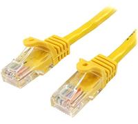 StarTech.com - Cable de Red de 0,5m Amarillo Cat5e Ethernet RJ45 sin Enganches
