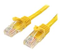 StarTech.com - Cable de Red de 0,5m Amarillo Cat5e Ethernet RJ45 sin Enganches