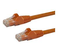 StarTech.com N6PATC50CMOR - Cable de Red (0.5 m, cat6, Ethernet, RJ45, sin enganches) Color Naranja