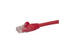 StarTech.com Cable de Red de 0,5m Rojo Cat6 UTP Ethernet Gigabit RJ45 sin Enganches