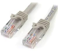 StarTech.com Cable de Red Ethernet 15m UTP Patch Snagless Sin Enganches Cat5e Cat 5e RJ45 - Gris