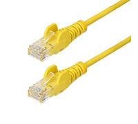 Startech.com cable de red ethernet cat6 delgado sin enganches amarillo