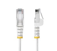 StarTech.com - Cable de Red Ethernet CAT6 Delgado sin Enganches Blanco de 3m - Cable RJ45 Snagless Slim 28AWG - Alambre de Cobre