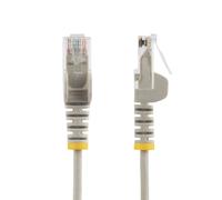 StarTech.com - Cable de Red Ethernet CAT6 Delgado sin Enganches Gris de 15m - Cable RJ45 Snagless Slim 28AWG - Alambre de Cobre