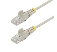 StarTech.com Cable de Red Ethernet CAT6 Delgado sin Enganches Gris de 5m - Cable RJ45 Snagless Slim 28AWG - Alambre de Cobre Puro - PoE 100W - con Alivios de Tensión - LSZH - Probado con Fluke