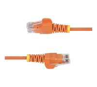 StarTech.com - Cable de Red Ethernet CAT6 Delgado sin Enganches Naranja de 15m - Cable RJ45 Snagless Slim 28AWG - Alambre de Cob