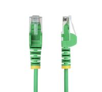 StarTech.com - Cable de Red Ethernet CAT6 Delgado sin Enganches Verde de 2m - Cable RJ45 Snagless Slim 28AWG - Alambre de Cobre