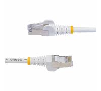 StarTech.com - Cable de Red Ethernet CAT8 Blanco 5m - Snagless - sin Pestillo - 25G/40G - 2000MHz - PoE++ 100W - 26AWG - S/FTP -