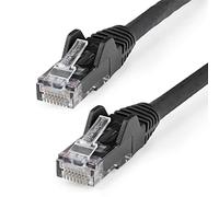 StarTech.com Cable de Red Ethernet Snagless Sin Enganches Cat 6 Cat6 Gigabit 15m - Negro