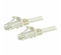StarTech.com - Cable de Red Gigabit Ethernet 15m UTP Patch Cat6 Cat 6 RJ45 Snagless Sin Enganches - Blanco
