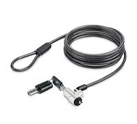 StarTech.com Cable de Seguridad de Acero para Ordenador Portátil Compatible con Noble Wedge® - Cable de 2m - Candado Antirrobo con Llave - para DELL XPS/Portátiles 2 en 1 (NBLWK-Laptop-Lock)