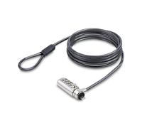 StarTech Cable antirrobo SNBLC4D-LAPTOP-LOCK Negro y Plata 2 m