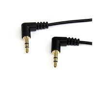 Cable Jack 3.5mm Macho Estéreo (90º) - Jack 3.5mm Macho Estéreo (90º) 30cm - STARTECH