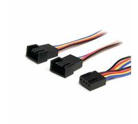 StarTech.com Cable Divisor 0,3m PWM 4 Pines Alimentación Ventilador Fan Placa Base Macho a Hembra