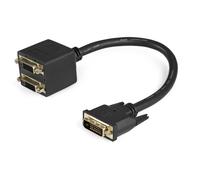 StarTech.com Cable Duplicador Divisor de Vídeo DVI-D de 2 Puertos Salidas - Mult
