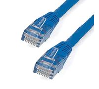 StarTech.com Cable Ethernet Cat6 - 0.3 m - Azul - Cable de conexión - Cable de Red Corto - Cable Ethernet - Cable Cat 6 - 0.3 m (C6PATCH1BL)