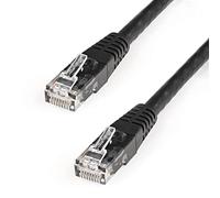 StarTech.com Cable Ethernet Cat6 - 2,4 m - Negro - Cable de conexión - Cable de Red Corto - Cable Ethernet - Cable Cat 6 - 2,4 m (C6PATCH8BK)