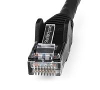 StarTech.com - Cable Ethernet CAT6 de 2m - LSZH - Cable de Red de 10 Gigabits de 650MHz y PoE de 100W UTP sin Eng - N6LPATCH2MBK
