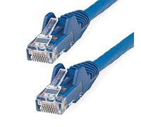 StarTech.com Cable Ethernet CAT6 de 50cm - LSZH - Cable de Red de 10 Gigabits de 650MHz y PoE de 100W UTP sin Enganches