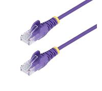 StarTech.com Cable Ethernet CAT6 Delgado 10m Morado - UTP - Cobre Puro - 28AWG - RJ45 - Snagless - LSZH - Probado con Fluke