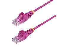 StarTech.com Cable Ethernet CAT6 Delgado de 1m Rosa - UTP - Cobre Puro - 28AWG - RJ45 - Snagless - LSZH - Probado con Fluke