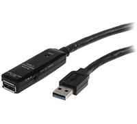 StarTech Cable extensor USB USB3AAEXT3M – 3.0 SuperSpeed activo USB A macho a hembra 3 m Negro