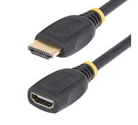 StarTech.com Cable HDMI 2.0 de Extensión Alargador de 6ft (2m) - Cable HDMI de Alta Velocidad Ahorrador de Puertos - 4K60