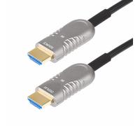 StarTech.com Cable HDMI 2.1 Híbrido Activo Óptico AOC de 30,4m - CMP Plenum - Cable HDMI 2.0/2.1 de Ultra Alta Velocidad 8K de Fibra Óptica - 48Gbps - 8K 60Hz/4K 120Hz - HDR10+/FRL/TMDS/eARC