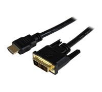 StarTech.com Cable HDMI a DVI 1,5m - DVI-D Macho - HDMI Macho - Adaptador - Negro