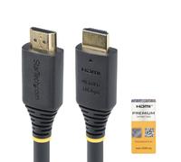 StarTech.com Cable HDMI Certificado Premium de Alta Velocidad de 5m - 4K 60Hz - 18Gbps - UHD - Recubrimiento de TPE