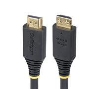 StarTech Cable HDMI 0,9m con Conectores de Agarre - 4K 60Hz UHD - Negro | Conectores chapados en oro, Cubierta de TPE conforme con RoHS, Blindaje trenzado, Hasta 18Gbps