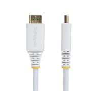 StarTech.com Cable HDMI Premium Certificado Alta Velocidad de 3m - Cable HDMI UHD - 4K 60Hz - 18Gb - Cable HDMI 2.0 - Blanco
