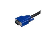 StarTech.com - Cable KVM de 1,8m Todo en Uno VGA USB A USB B HD15 - 6ft Pies 2 en 1