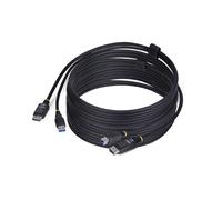 StarTech.com Cable KVM DisplayPort y USB 3m 4K 60Hz Negro - Accesorios para Computadora