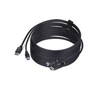 StarTech.com Cable KVM DisplayPort y USB 3m 4K 60Hz Negro - Accesorios para Computadora