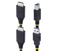 StarTech.com - Cable KVM HDMI y USB 3.0 5Gbps de 1,8m - 4K 60Hz - Cable Combo HDMI 2.0 y USB para Switch Conmutador KVM