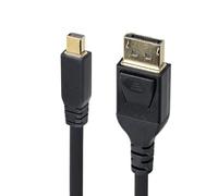 StarTech.com Cable MiniDP a DisplayPort 1.4 de 3m - 8K 60Hz - HBR3 - Adaptador Mini DisplayPort a DisplayPort - UHD 4K 120Hz