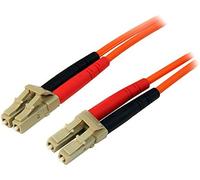Startech.com cable patch de fibra duplex multimodo 50/125 1m lc - lc