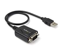 StarTech.com Cable Profesional de 1,8m USB a Puerto Serie Serial RS232 con Retención del Puerto COM - 1x DB9 Macho - 1x USB A Macho