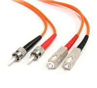 StarTech.com Cable ST SC Duplex 3M Naranja | Cable Patch Dúplex, Recubrimiento LSZH, Inmune a Interferencias Eléctricas