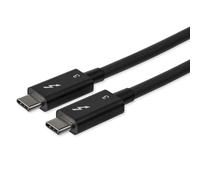 StarTech.com Cable Thunderbolt 3 Pasivo de 80cm, 40Gbps, PD 100W, Vídeo 4K/5K, C