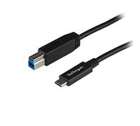 StarTech.com Cable USB-C a USB-B de 1m - USB de 10Gbps - Cable para Datos - USB 3.2 Gen 2 - Cable de Transferencia de Datos USB Tipo C