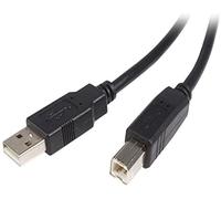 StarTech Cable USB para impresora USB2HAB3M, 3 m, USB A macho a USB B macho, negro